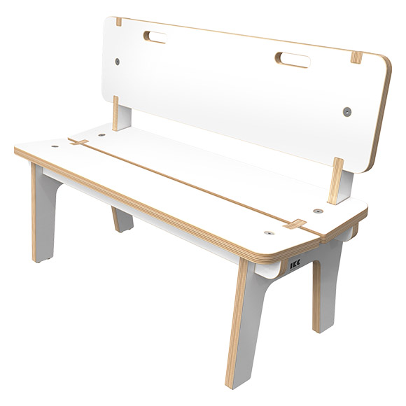 Buxus Bench high white