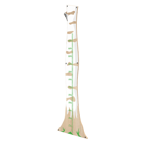 Wall panel Birch ruler